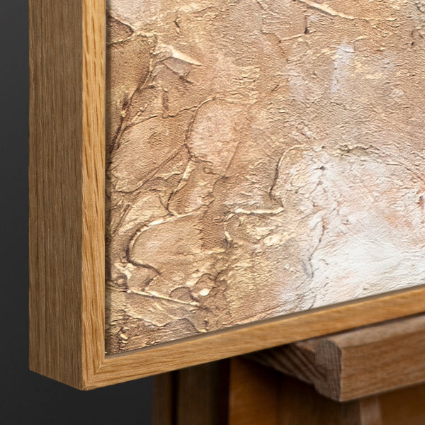Rahmen aus natürlichem Holz – Detail