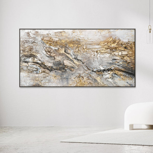 kunstwerk gemälde mit rahmen