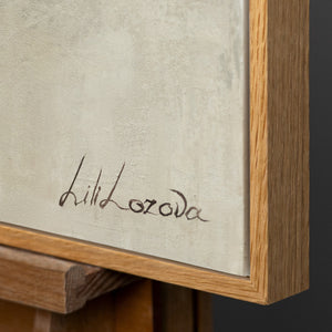 Rahmen aus natürlichem Holz – Detail
