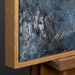Rahmen aus natürlichem Holz – Detail
