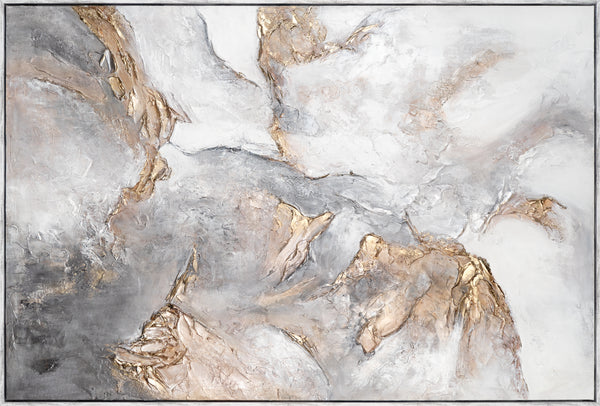 Handgeschilderde schilderijen met lijst voor de woonkamer "Serenity"