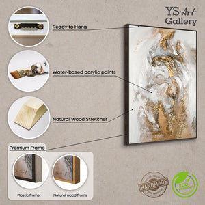 Moderne handgeschilderde schilderijen met structuur – Abstract canvas kunstwerk