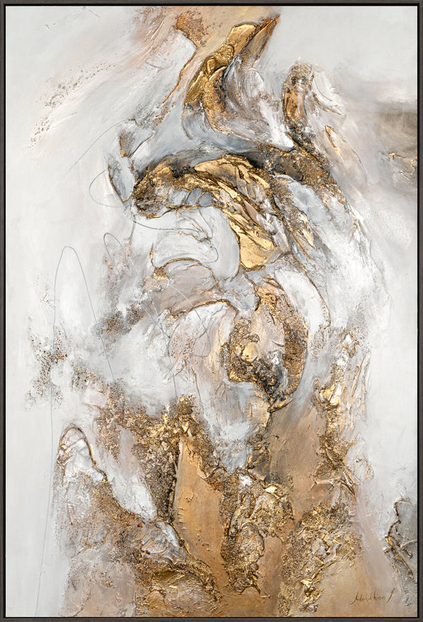 Moderne handgeschilderde schilderijen met structuur – Abstract canvas kunstwerk