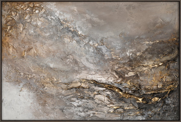 Abstract Gemälde im Rahmen "Universum"