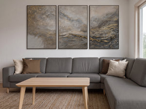 Abstract schilderij in de lijst "Universum"
