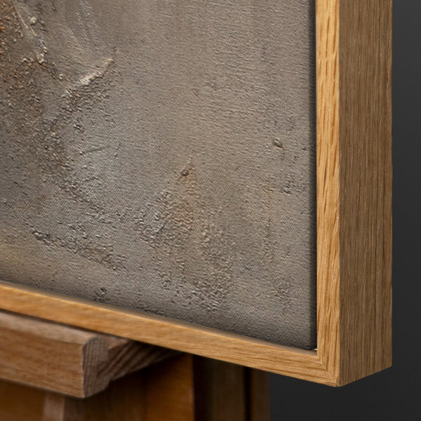 Rahmen aus natürlichem Holz – Detail