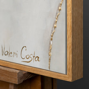 Rahmen aus natürlichem Holz – Detail