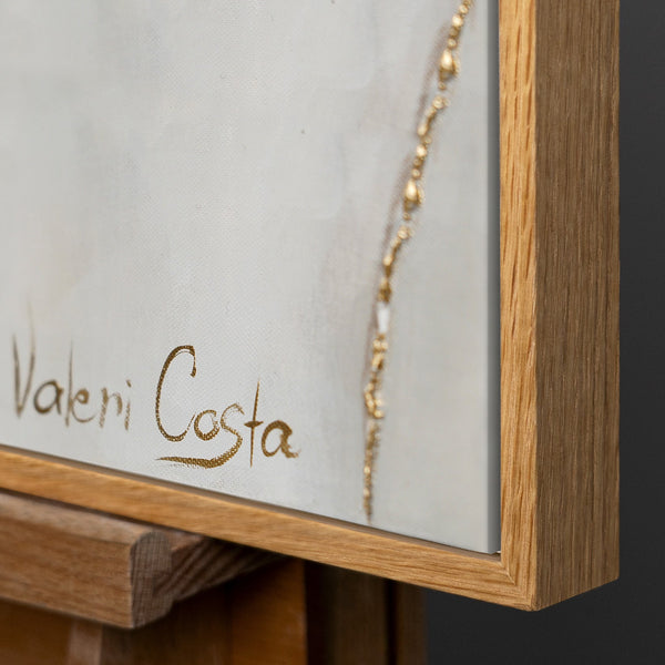 Rahmen aus natürlichem Holz – Detail