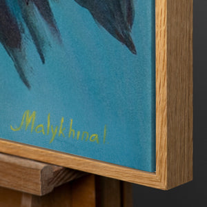 Rahmen aus natürlichem Holz – Detail