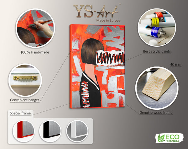 Handgemaltes Leinwandbild Acryl