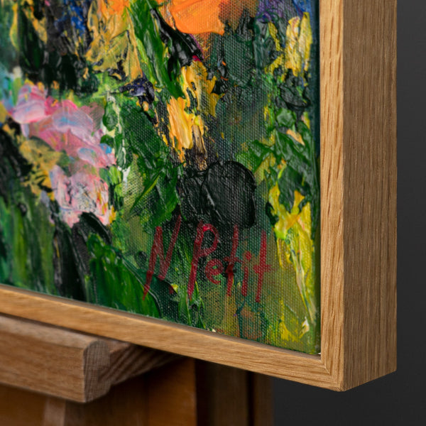 Rahmen aus natürlichem Holz – Detail