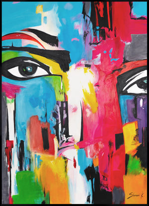 Handgemaltes Leinwandbild modern