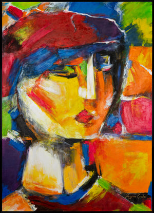 Künstlerische Acrylmalerei Struktur Deko