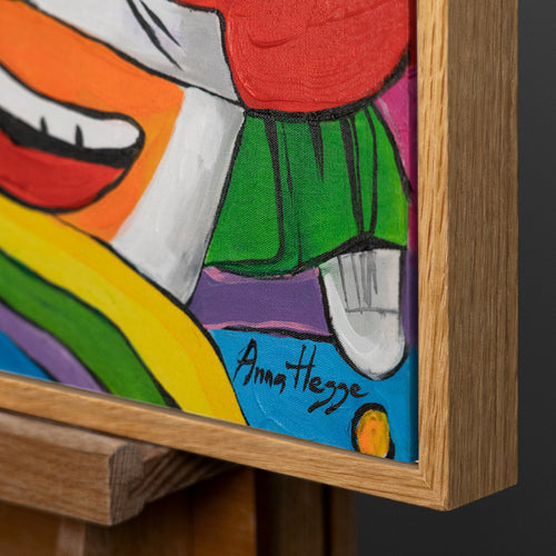 Rahmen aus natürlichem Holz – Detail