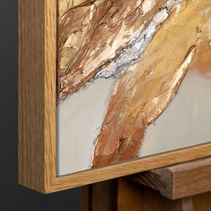 Rahmen aus natürlichem Holz – Detail