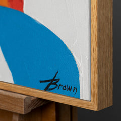 Rahmen aus natürlichem Holz – Detail