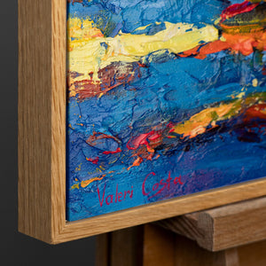 Rahmen aus natürlichem Holz – Detail