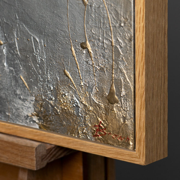 Rahmen aus natürlichem Holz – Detail
