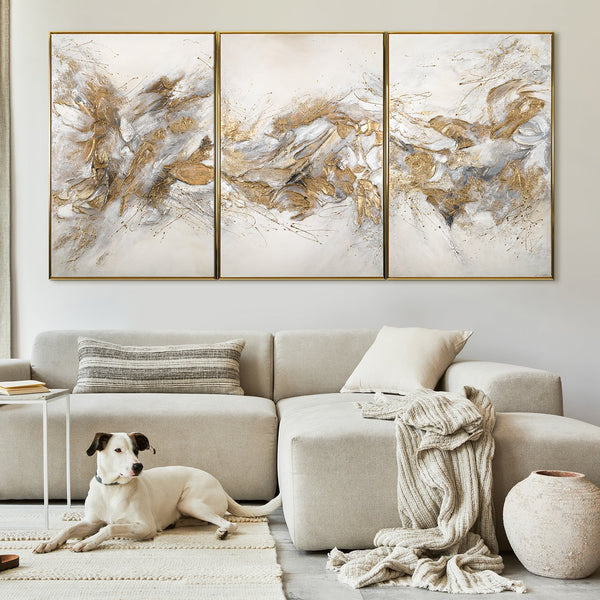 Meerdelige schilderijen met lijst "Sparkling Shades"