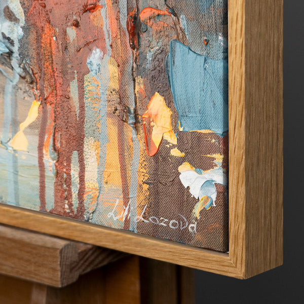 Rahmen aus natürlichem Holz – Detail