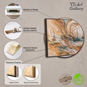 Infobild Strukturkunst – Details zu Acryl und Leinwand