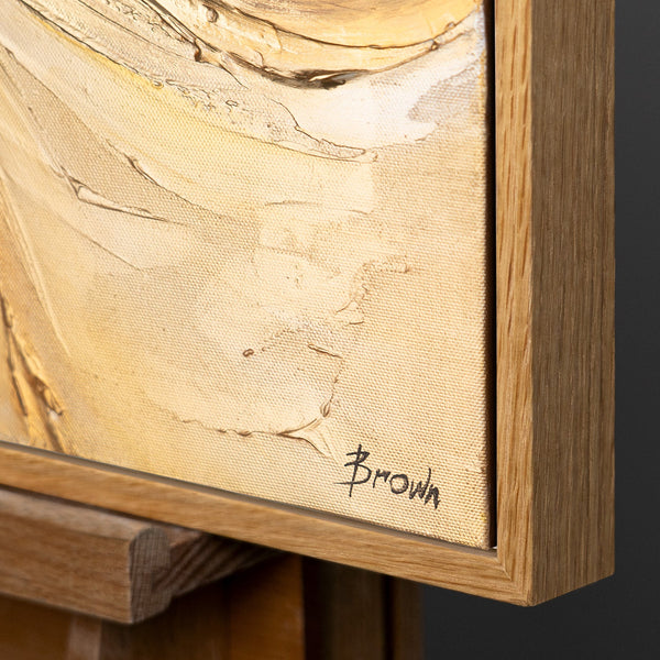 Rahmen aus natürlichem Holz – Detail