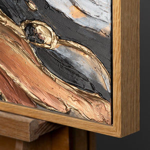 Rahmen aus natürlichem Holz – Detail