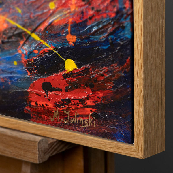 Rahmen aus natürlichem Holz – Detail