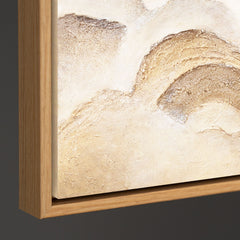 Reliefmalerei Beige Naturtoene
