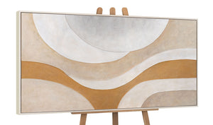 Leinwandbild modern mit Reliefstruktur