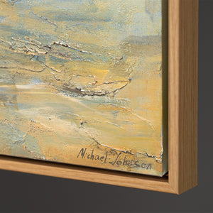 Leinwandrahmen Detail in Seitenperspektive
