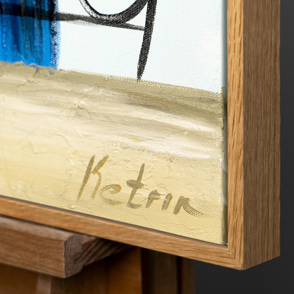 Handgeschilderde acryl schilderijen – Leuke papegaaien op canvas