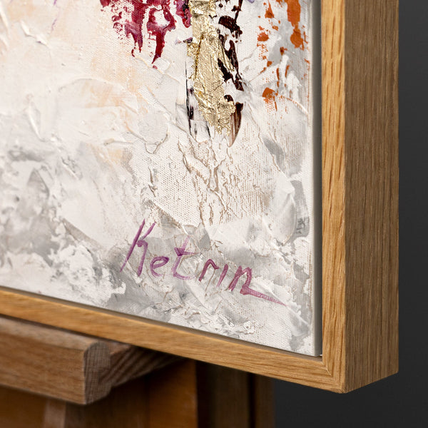 Grote acrylschilderijen "Abstraktie II" – Handgeschilderd kunstwerk