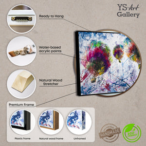 Gerahmtes Landschaftsgemälde, bereit zum Aufhängen