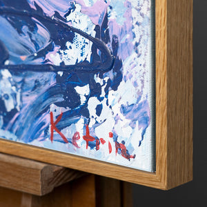  Moderne schilderkunst in acryl "Vrije vlucht" handgeschilderd op canvas