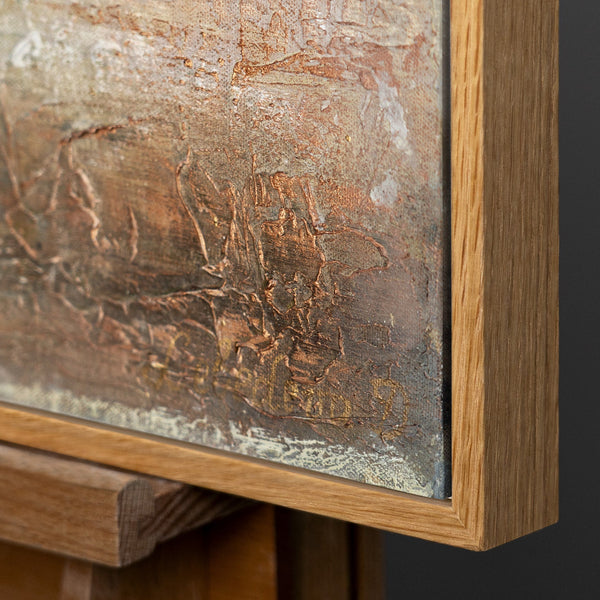 Handgeschilderd Acryl Schilderij "Gouden Boom" op Canvas