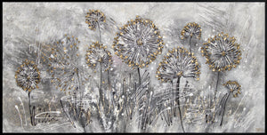 Handgemaakte Acrylkunst "Lente Bloemen" – Modern Schilderij voor de Woonkamer