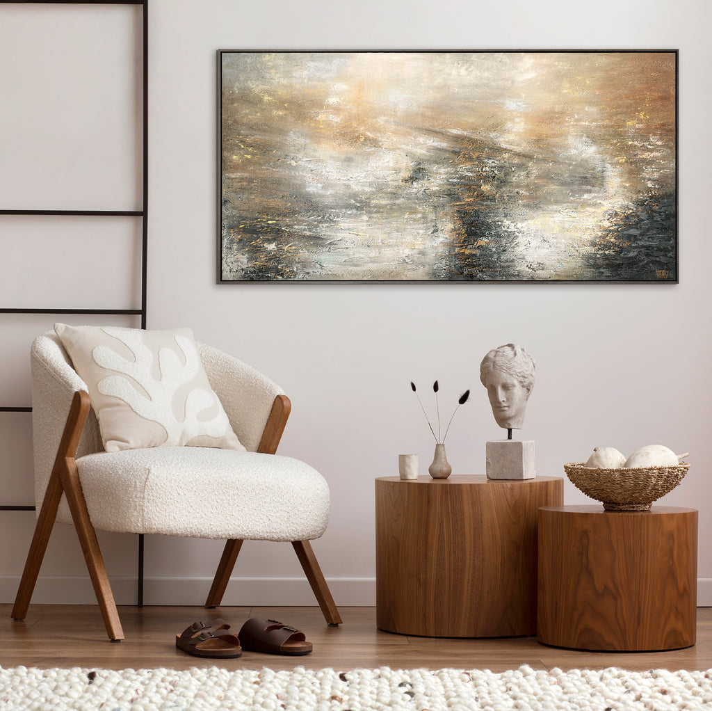 acryl gemalte bild für wohnzimmer