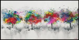 Acrylmalerei auf Leinwand Detail