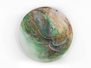 Ronde lichtgevende acryl schilderij "Uranus" wanddecoratie woonkamer
