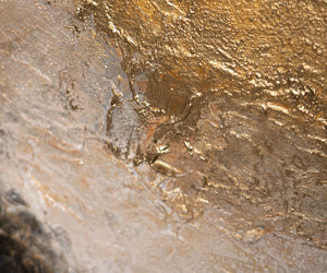 Modern Goud-Zwart Luxe Schilderij Set (3–9 stuks) – Handgeschilderd op Canvas | YS Art