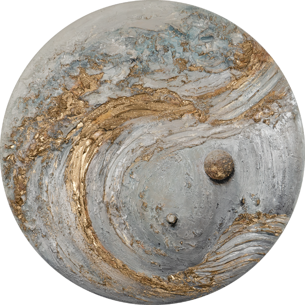 Uniek handgeschilderd schilderij, abstracte acrylkunst