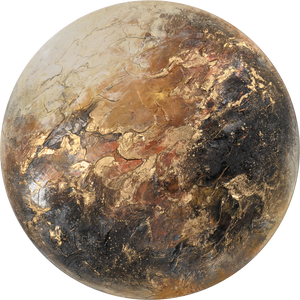 Acryl kunstwerk in planetenvorm voor moderne wanddecoratie – "Venus"