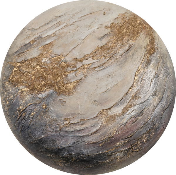 Handgeschilderde abstracte kunst voor stijlvolle kantoren en woonkamers – "Iridium"