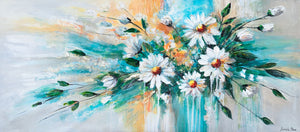 Künstlerische Acrylmalerei Struktur Deko