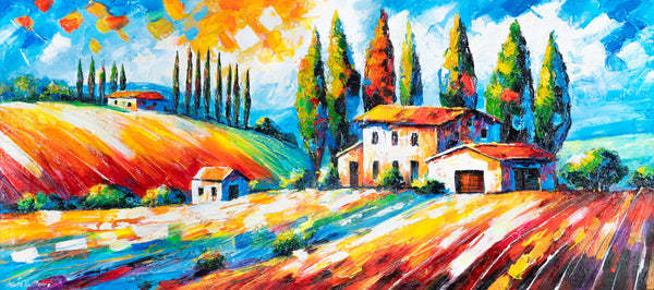 Künstlerische Acrylmalerei Struktur Deko