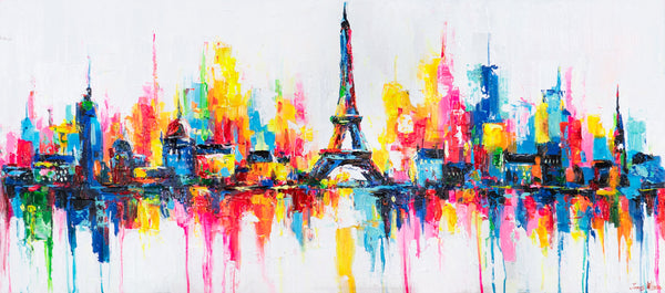 Künstlerische Acrylmalerei Struktur Deko