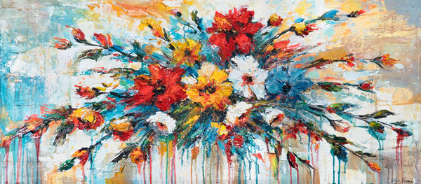 Künstlerische Acrylmalerei Struktur Deko