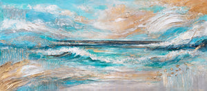 Künstlerische Acrylmalerei Struktur Deko