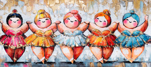 Künstlerische Acrylmalerei Struktur Deko